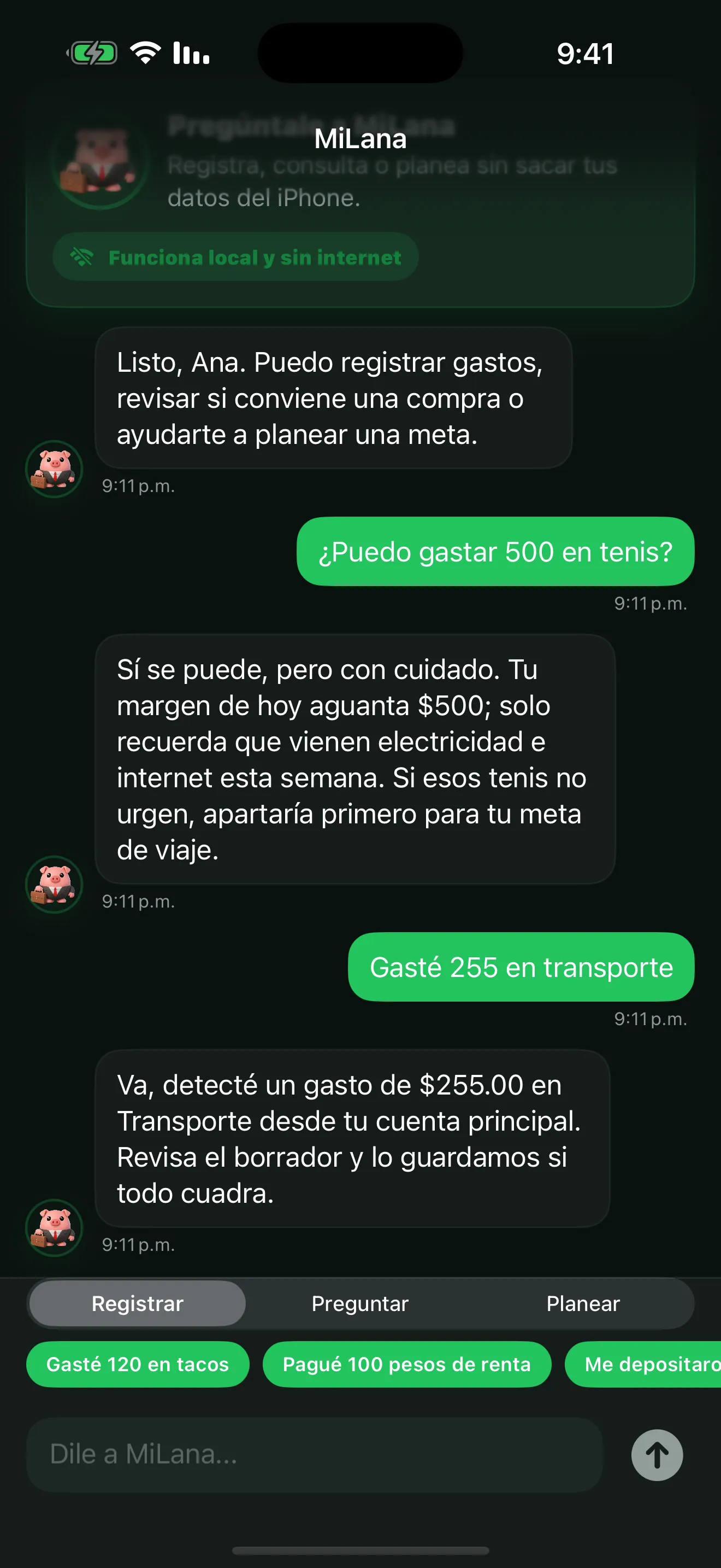 Pregúntale, incluso sin internet.